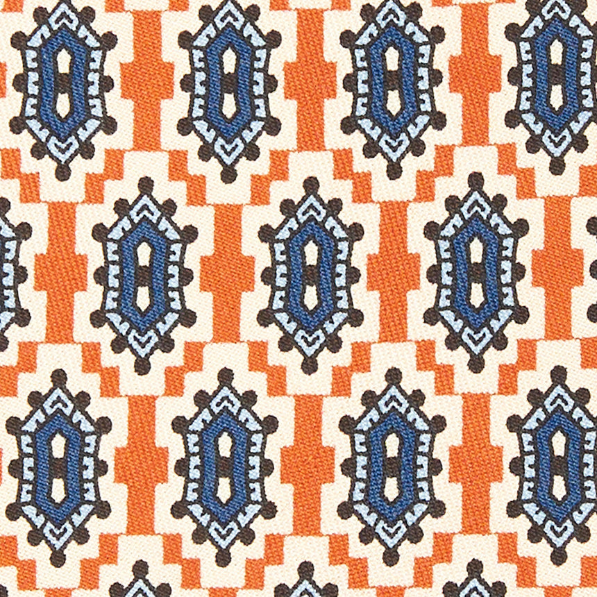 ORANGE SILK TIE