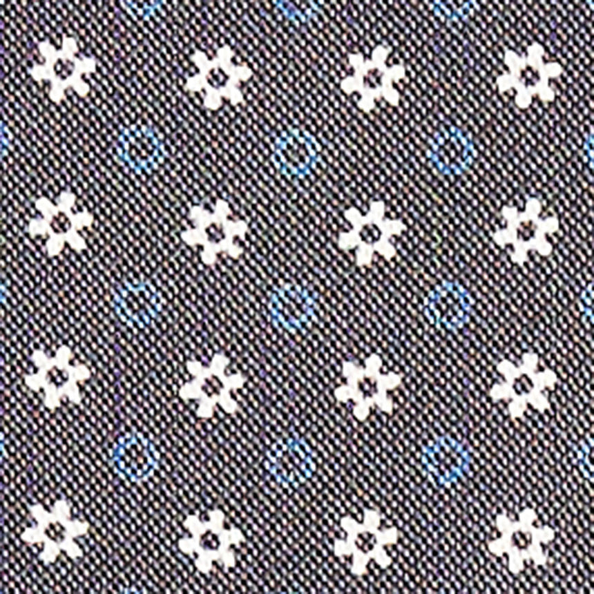 CRAVATTA ASCOT IN SETA GRIGIO SCURO