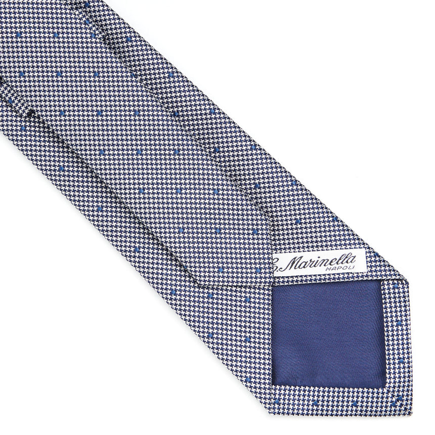 BLUE CEREMONIAL JACQUARD SILK TIE