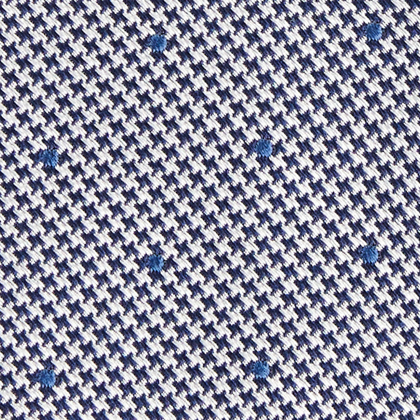 BLUE CEREMONIAL JACQUARD SILK TIE