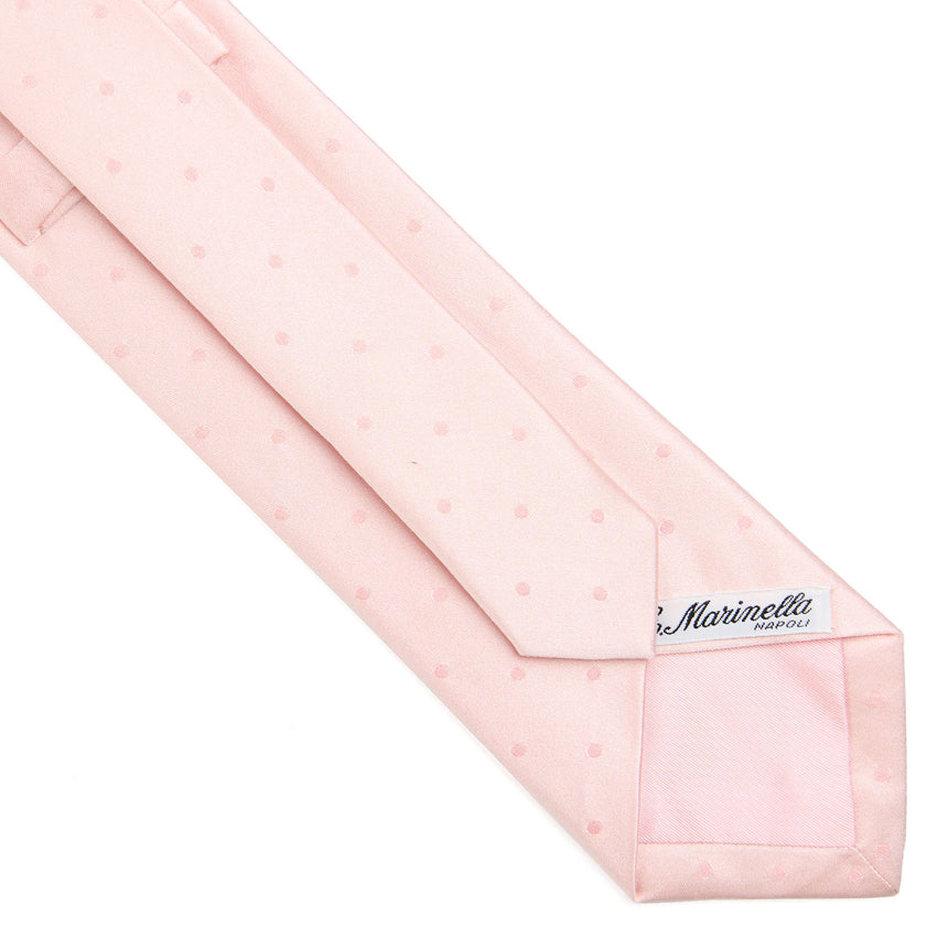 PINK CEREMONIAL SILK SATIN TIE
