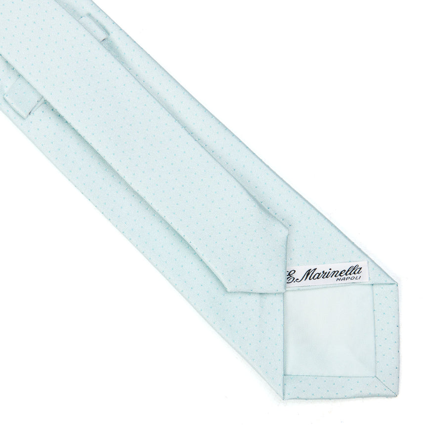 LIGHT GREEN CEREMONIAL SILK SATIN TIE