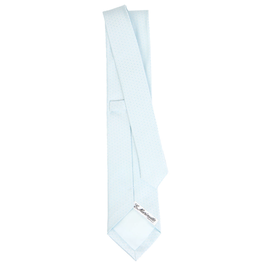 LIGHT BLUE CEREMONIAL SILK SATIN TIE