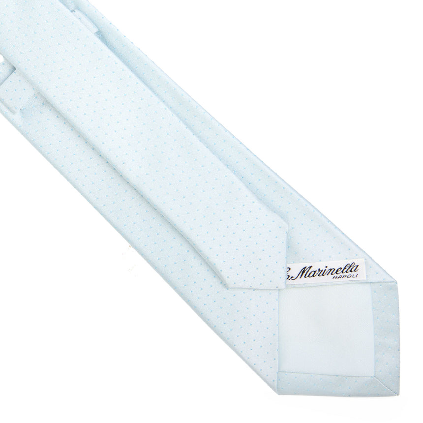 LIGHT BLUE CEREMONIAL SILK SATIN TIE
