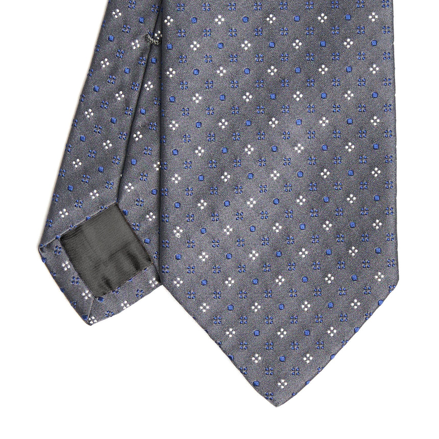 DARK GREY CEREMONIAL SILK SATIN TIE