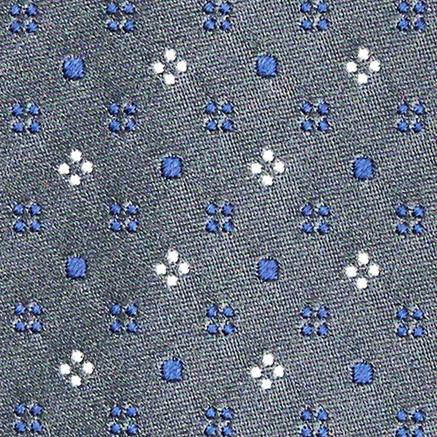 DARK GREY CEREMONIAL SILK SATIN TIE