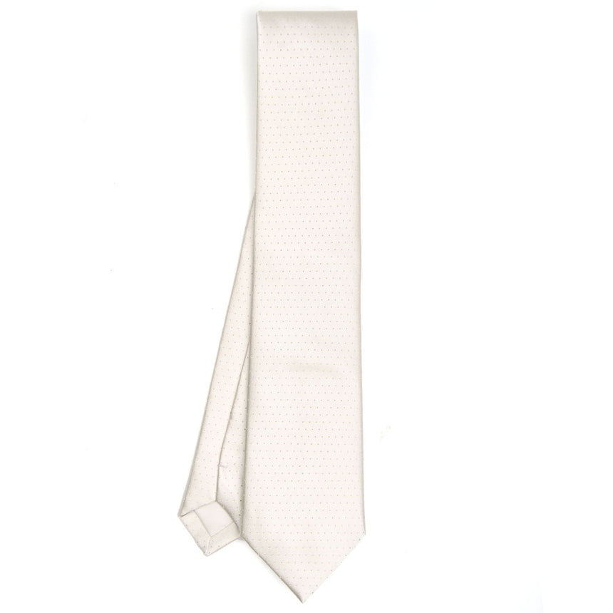 CRAVATTA CERIMONIA IN RASO DI SETA GRIGIO CHIARO