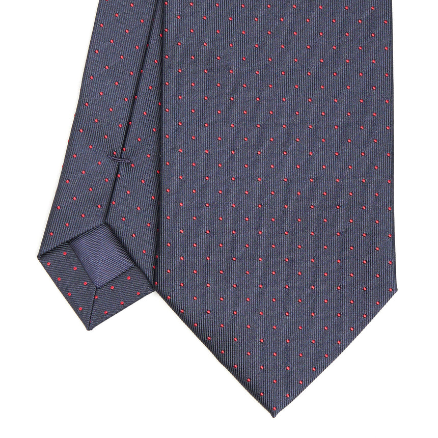DARK BLUE SARTORIAL JACQUARD SILK TIE