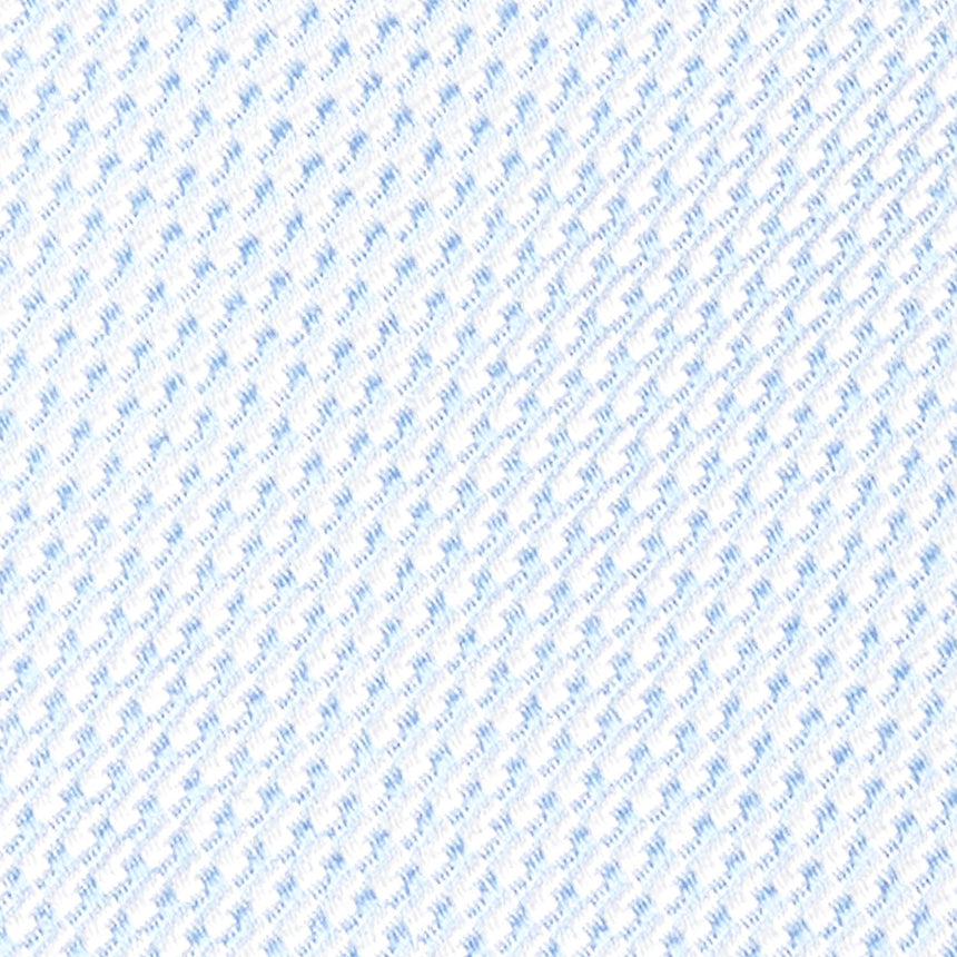 CRAVATTA CERIMONIA IN SETA JACQUARD AZZURRA