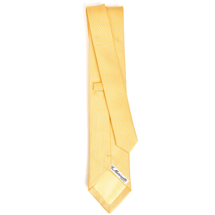 YELLOW CEREMONIAL JACQUARD SILK TIE
