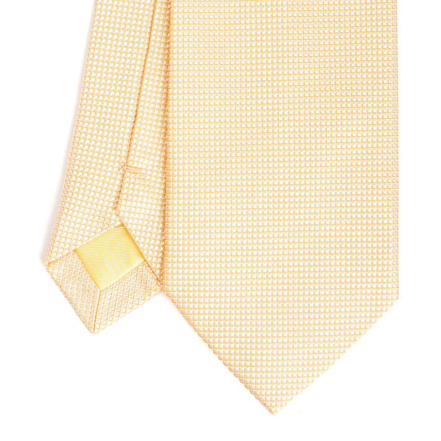 YELLOW CEREMONIAL JACQUARD SILK TIE