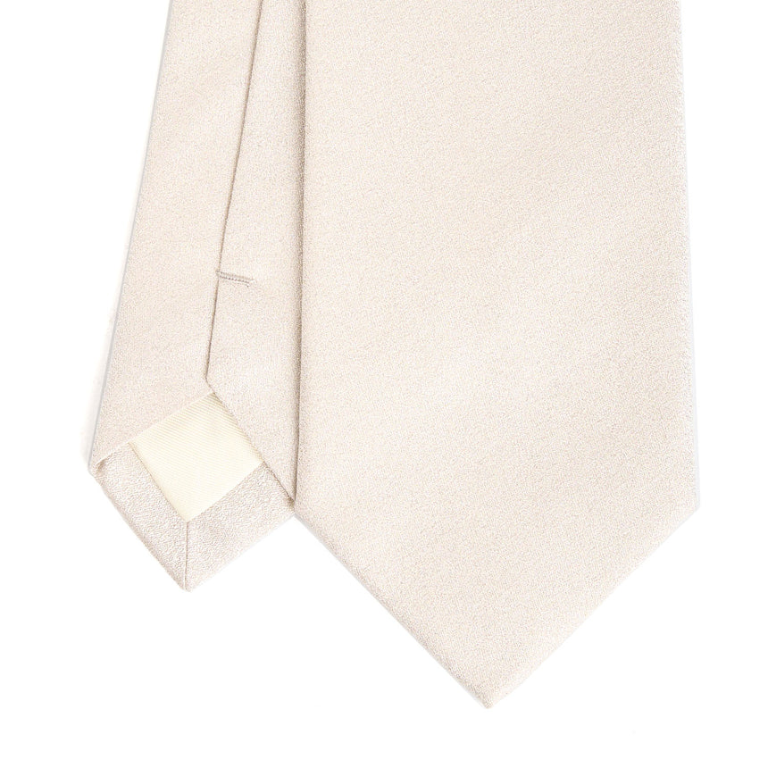 CRAVATTA CERIMONIA IN RASO DI SETA GRIGIO SCURO