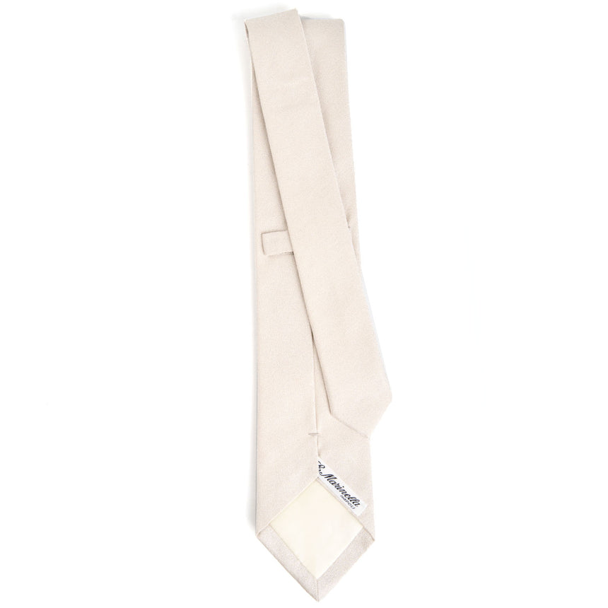 CRAVATTA CERIMONIA IN RASO DI SETA GRIGIO SCURO