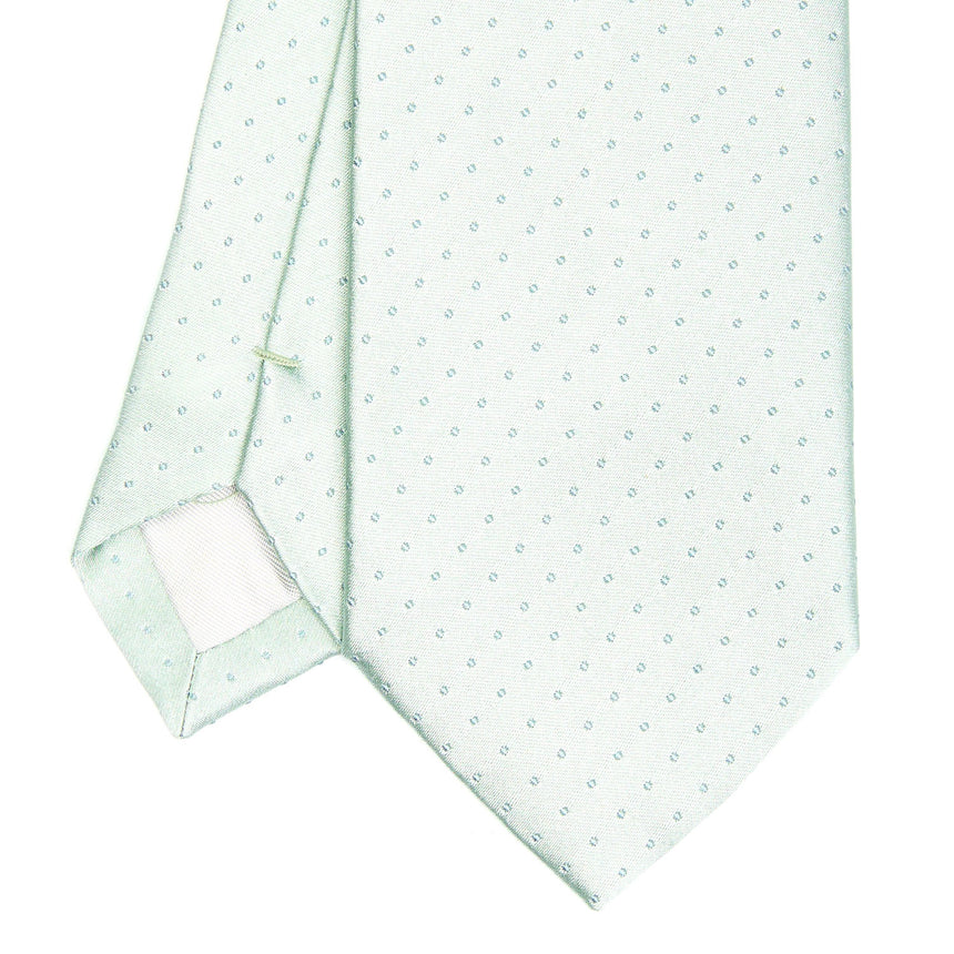 LIGHT GREEN CEREMONIAL SILK SATIN TIE