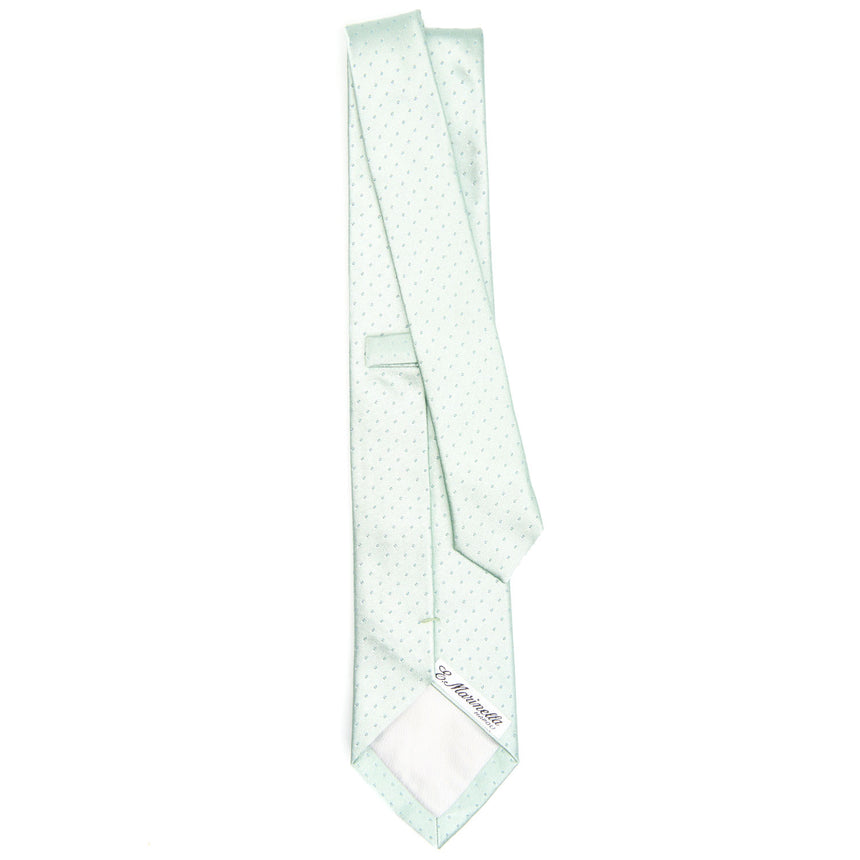LIGHT GREEN CEREMONIAL SILK SATIN TIE