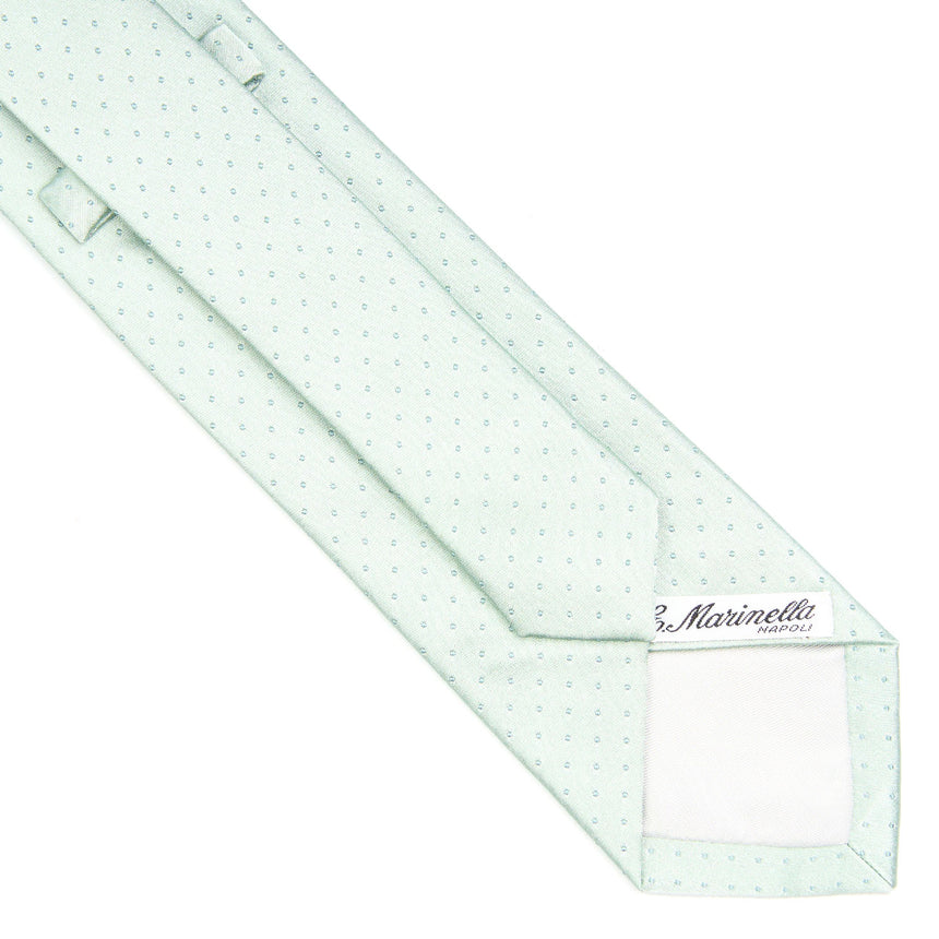 LIGHT GREEN CEREMONIAL SILK SATIN TIE