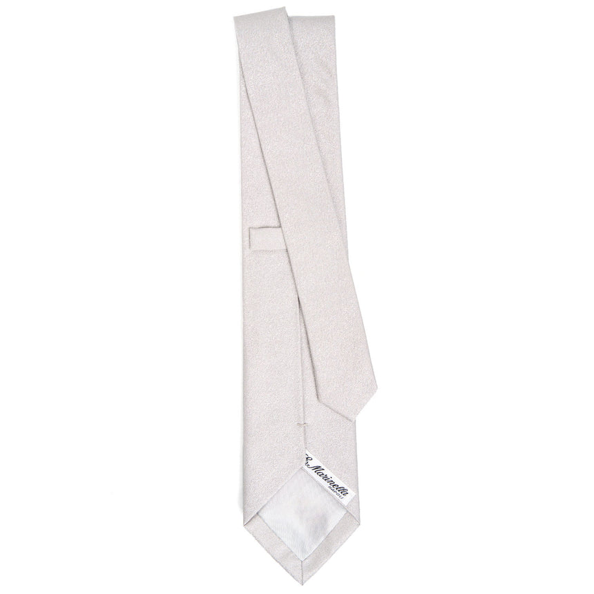 CEREMONIAL GREY SILK SATIN TIE