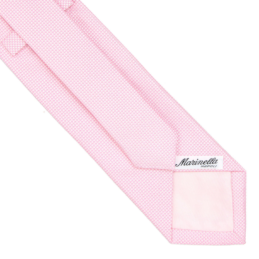 PINK CEREMONIAL TIE IN JACQUARD SILK