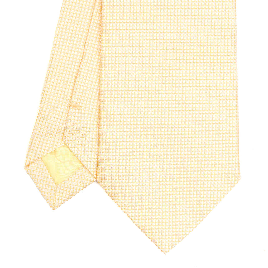 CRAVATTA CERIMONIA IN SETA JACQUARD GIALLA