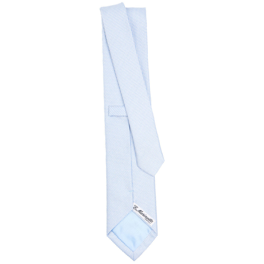LIGHT BLUE CEREMONIAL JACQUARD SILK TIE