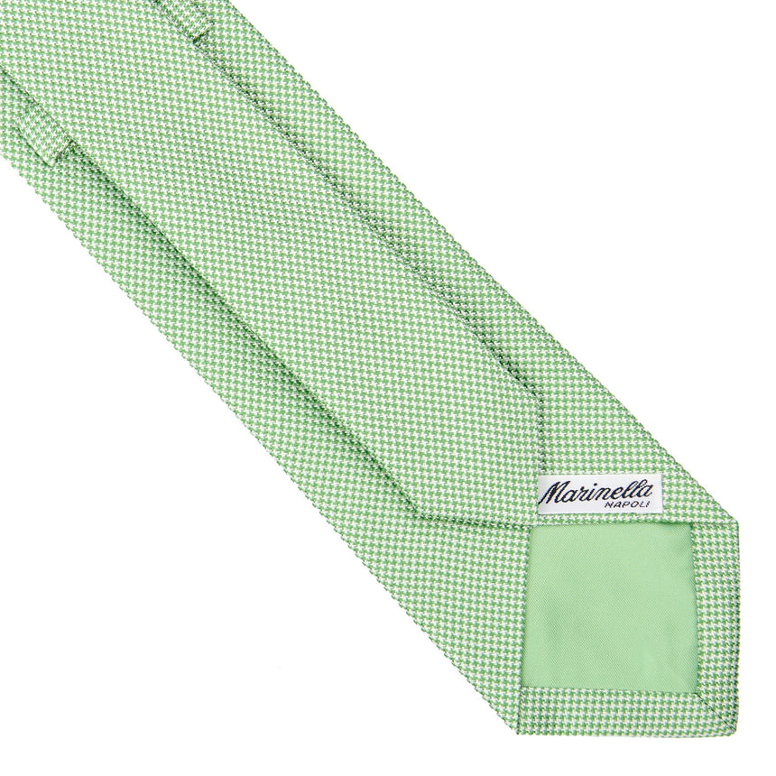 LIGHT GREEN CEREMONIAL JACQUARD SILK TIE