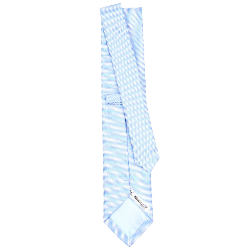 LIGHT BLUE CEREMONIAL JACQUARD SILK TIE