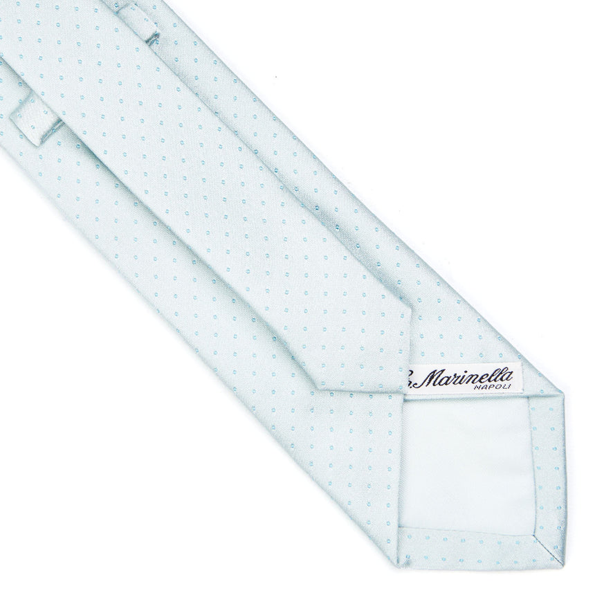 CRAVATTA CERIMONIA IN RASO DI SETA VERDE CHIARO