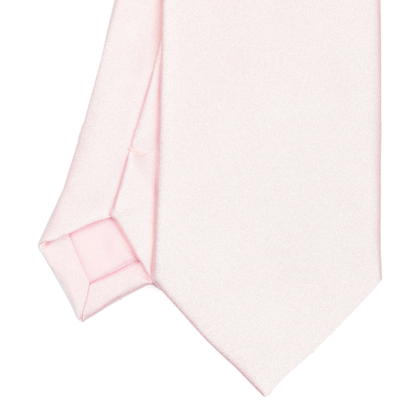 CRAVATTA CERIMONIA IN RASO DI SETA ROSA
