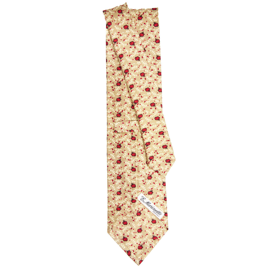 CRAVATTA SARTORIALE CLASSICA IN SETA BEIGE