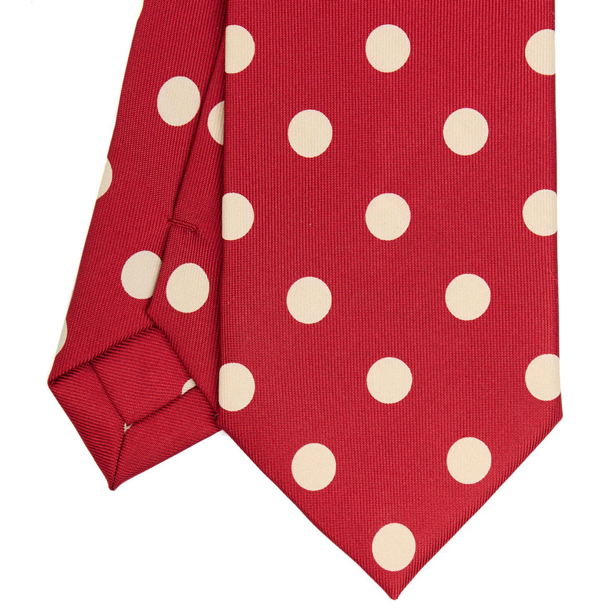 RED SARTORIAL CLASSIC SILK TIE