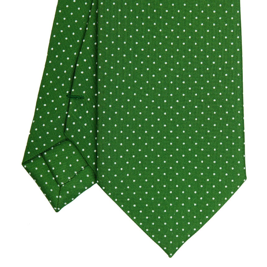 GREEN SARTORIAL CLASSIC SILK TIE