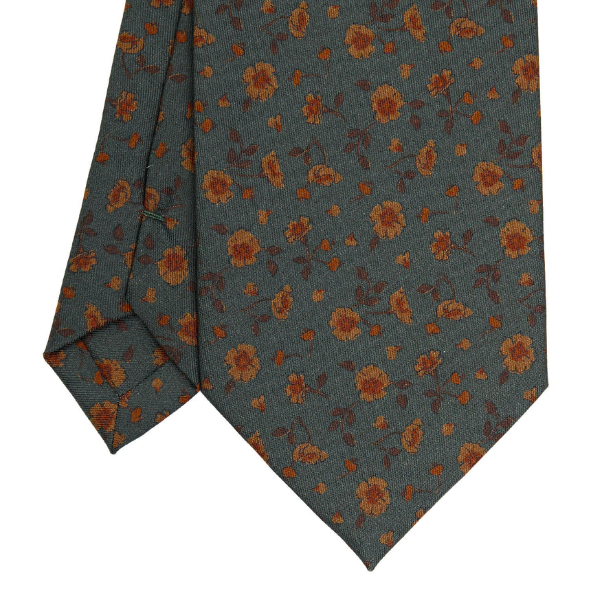 DARK GREEN SARTORIAL CLASSIC SILK TIE