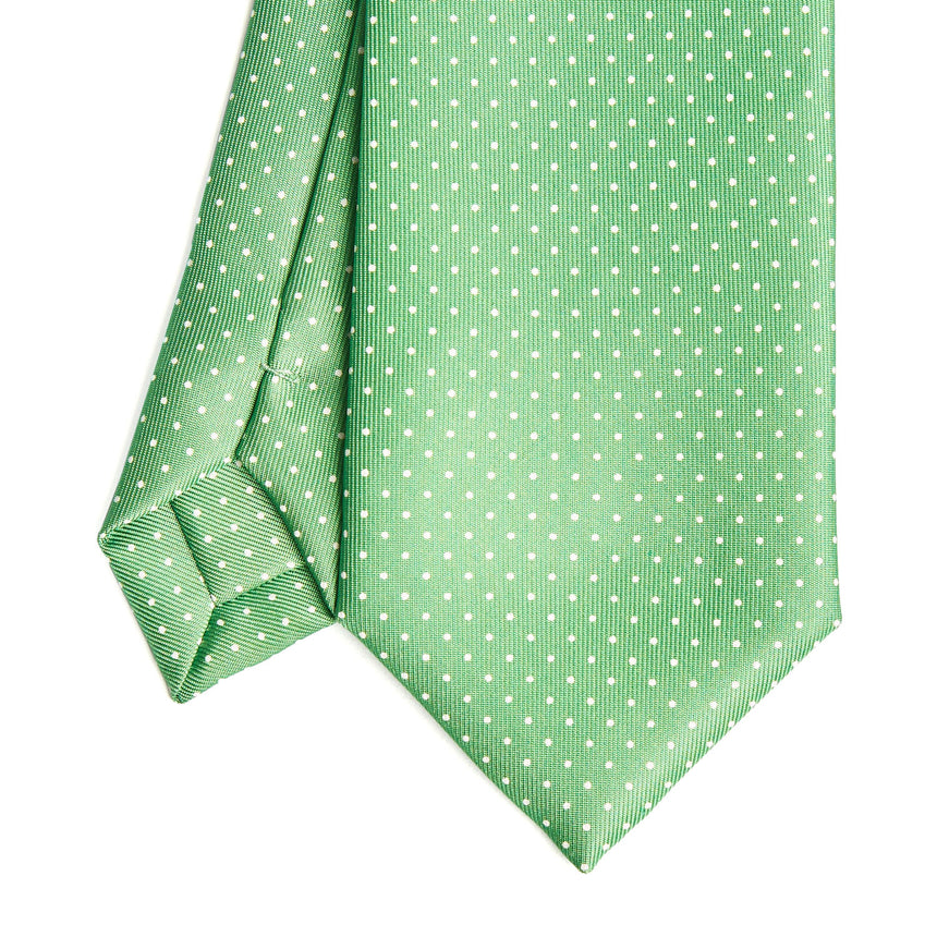 GREEN SARTORIAL CLASSIC SILK TIE