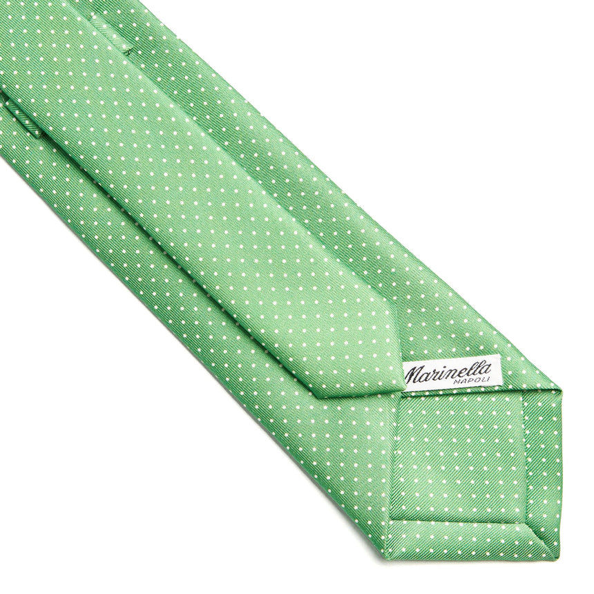 GREEN SARTORIAL CLASSIC SILK TIE