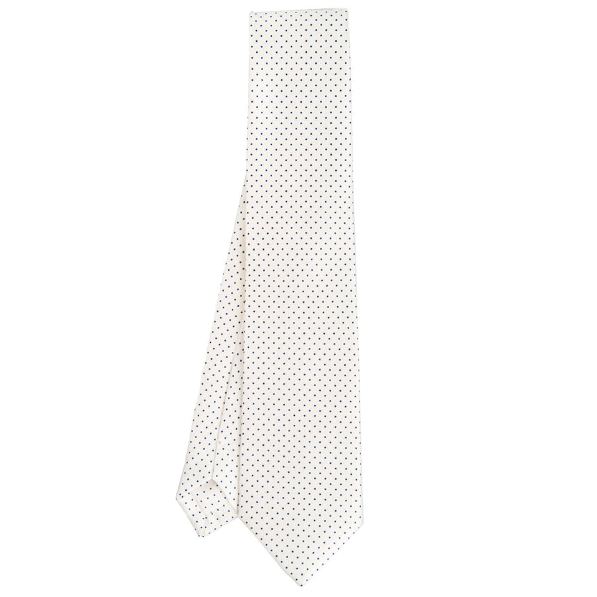 WHITE SARTORIAL CLASSIC SILK TIE