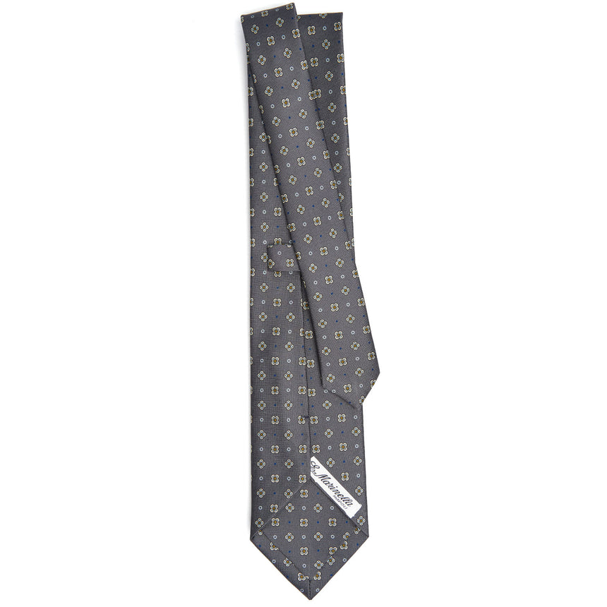 DARK GREY SARTORIAL CLASSIC SILK TIE