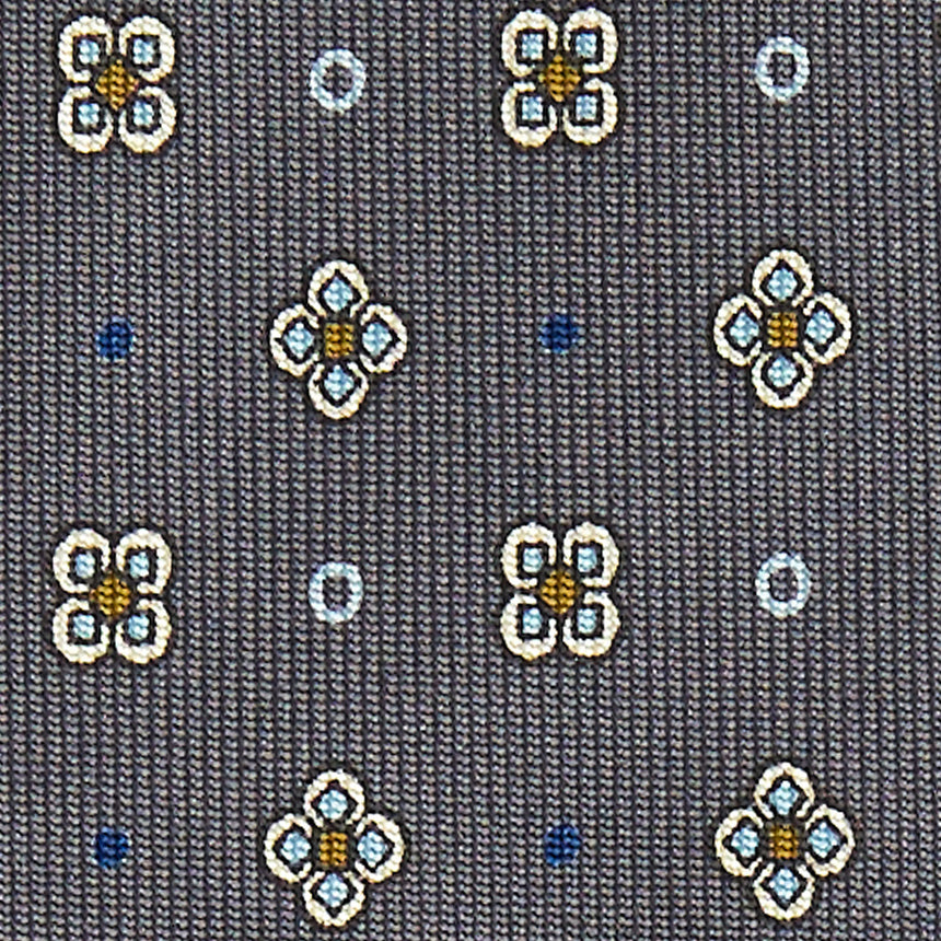 DARK GREY SARTORIAL CLASSIC SILK TIE