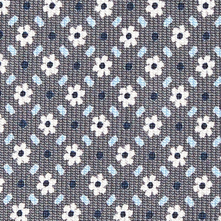 DARK GREY SARTORIAL CLASSIC SILK TIE