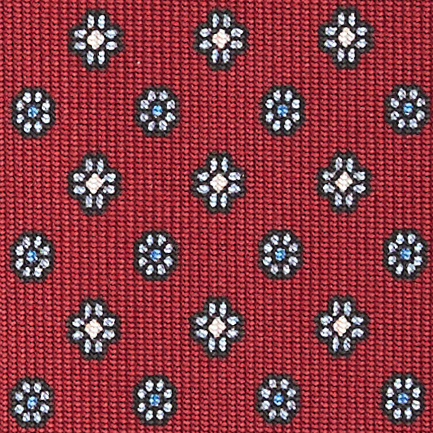 BURGUNDY SARTORIAL CLASSIC SILK TIE