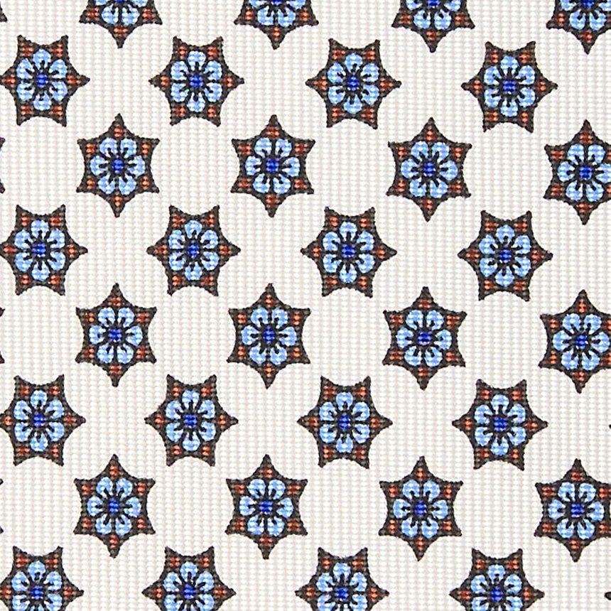 WHITE SARTORIAL CLASSIC SILK TIE