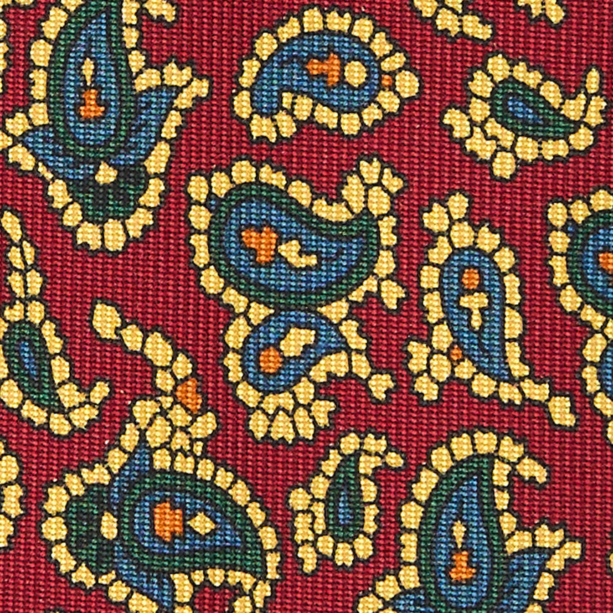 CRAVATTA SARTORIALE CLASSICA IN SETA BORDEAUX