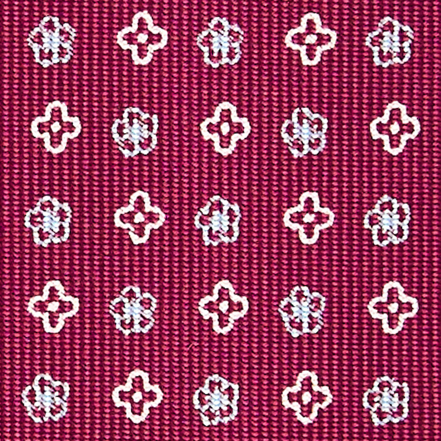 CRAVATTA SARTORIALE CLASSICA IN SETA BORDEAUX