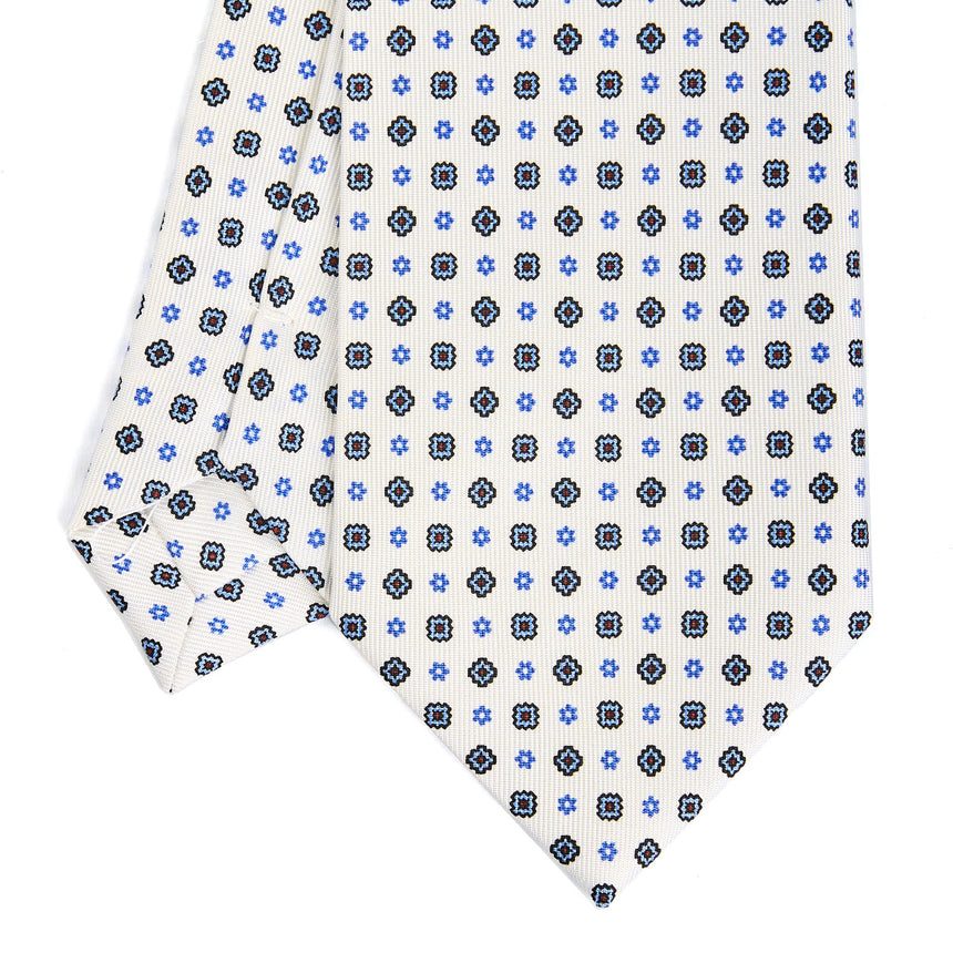 CRAVATTA SARTORIALE CLASSICA IN SETA BIANCA