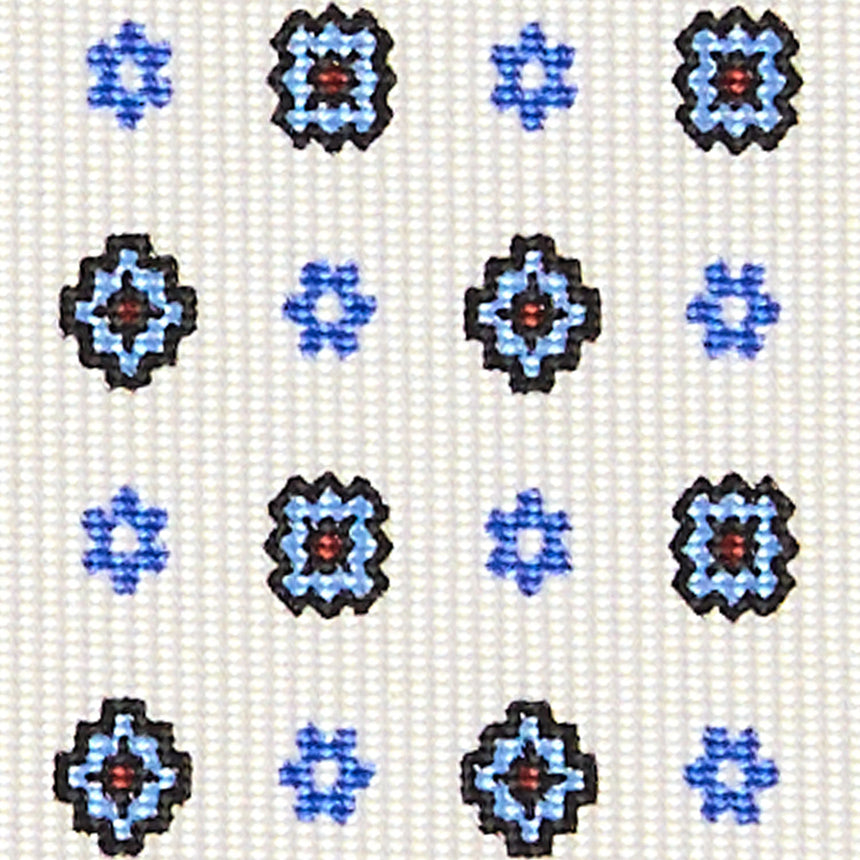 CRAVATTA SARTORIALE CLASSICA IN SETA BIANCA