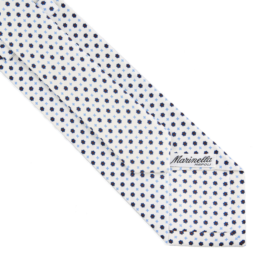 CRAVATTA SARTORIALE CLASSICA IN SETA BIANCA