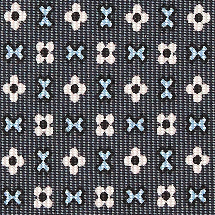 CRAVATTA SARTORIALE CLASSICA IN SETA GRIGIO SCURO