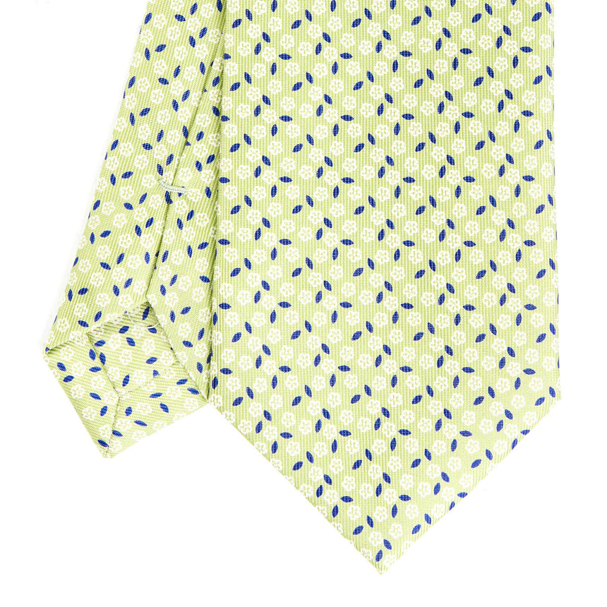 CRAVATTA SARTORIALE CLASSICA IN SETA VERDE CHIARO