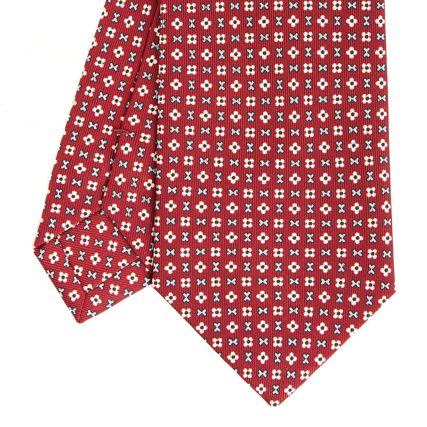CRAVATTA SARTORIALE CLASSICA IN SETA BORDEAUX