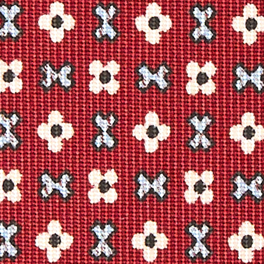 CRAVATTA SARTORIALE CLASSICA IN SETA BORDEAUX