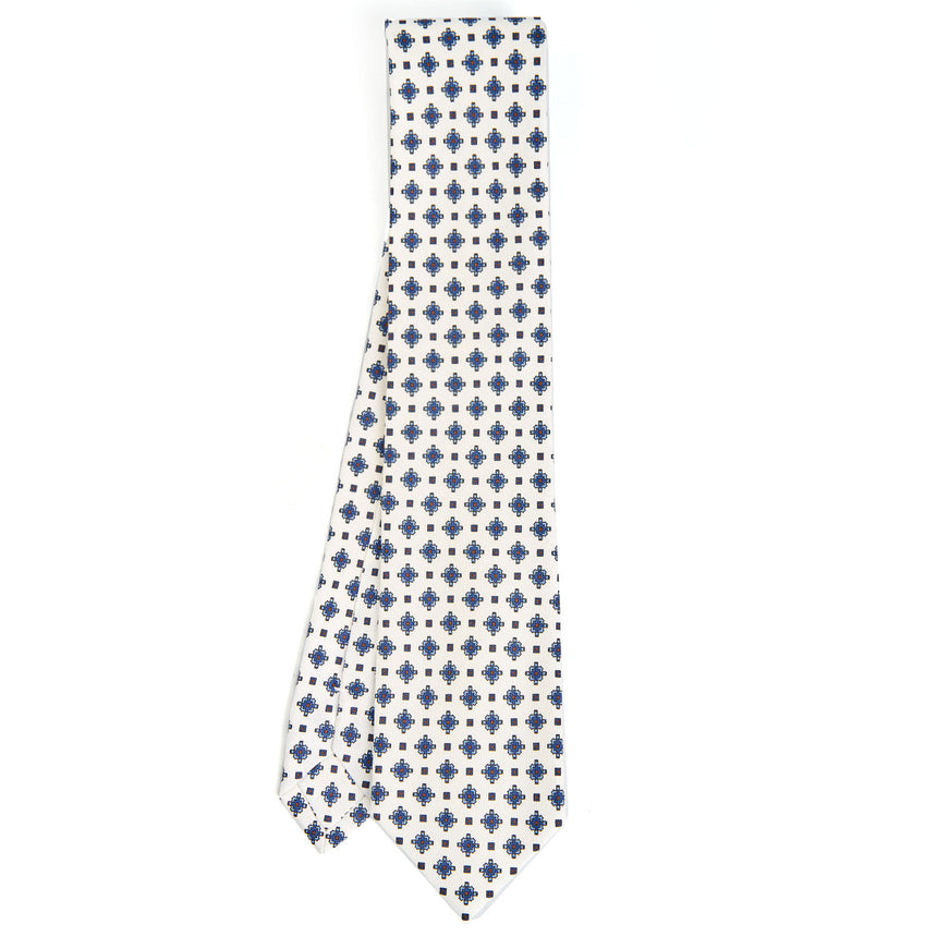 WHITE CLASSIC SILK TIE